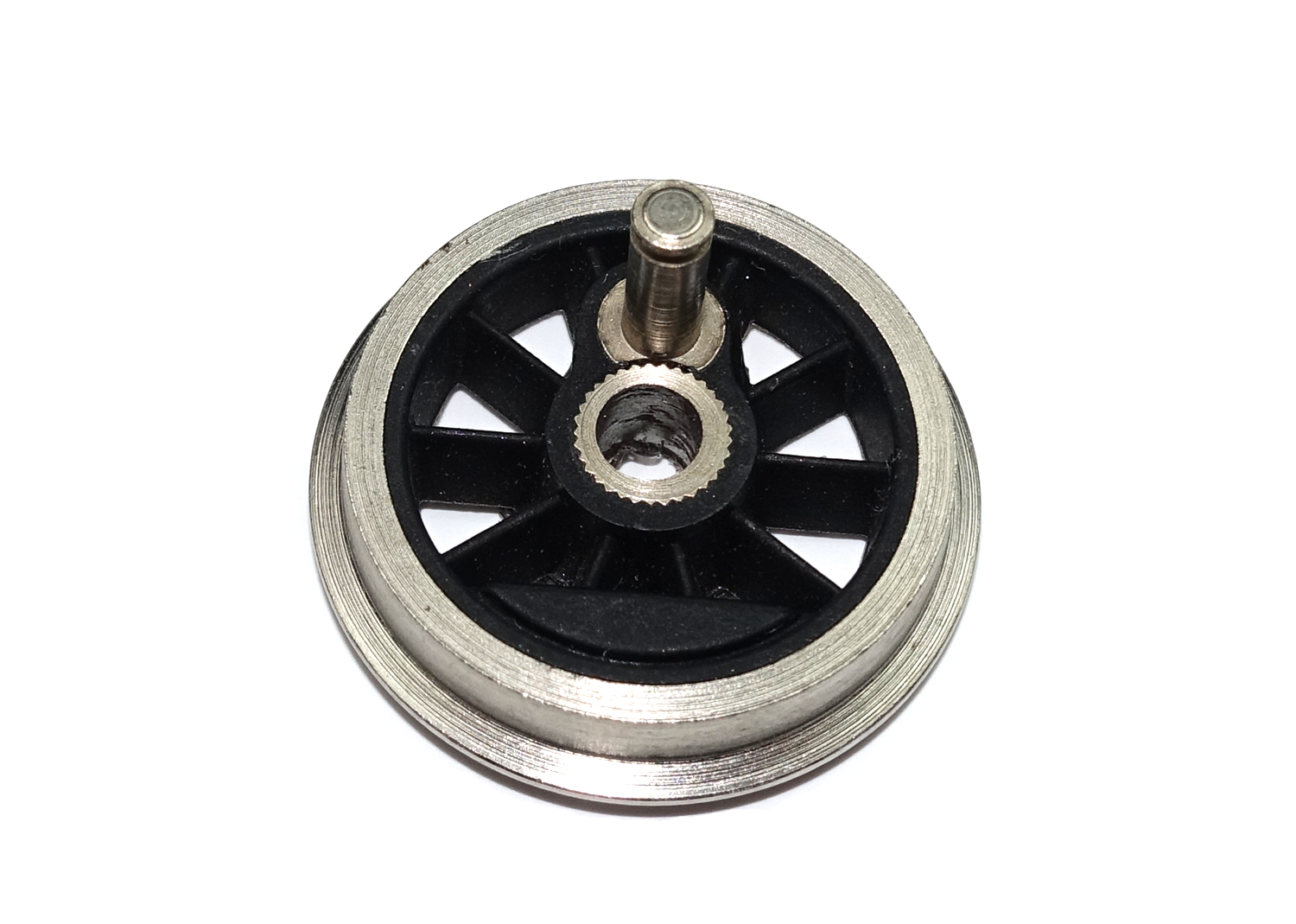 Frisa Spur 0 Triebrad mit GG mit Nute, Lauffläche ø 23mm  Frisa Spur 0 Triebrad mit GG mit Nute, Lauffläche ø 23mm