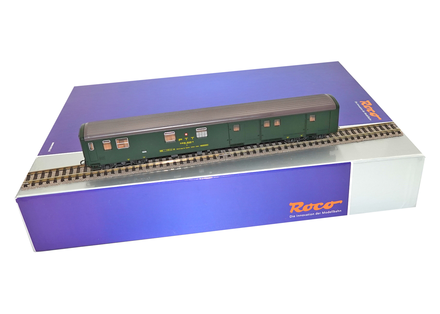 Roco 4241S SBB Bahnpostwagen PTT 51 der SBB  Roco 4241S SBB Bahnpostwagen PTT 51 der SBB