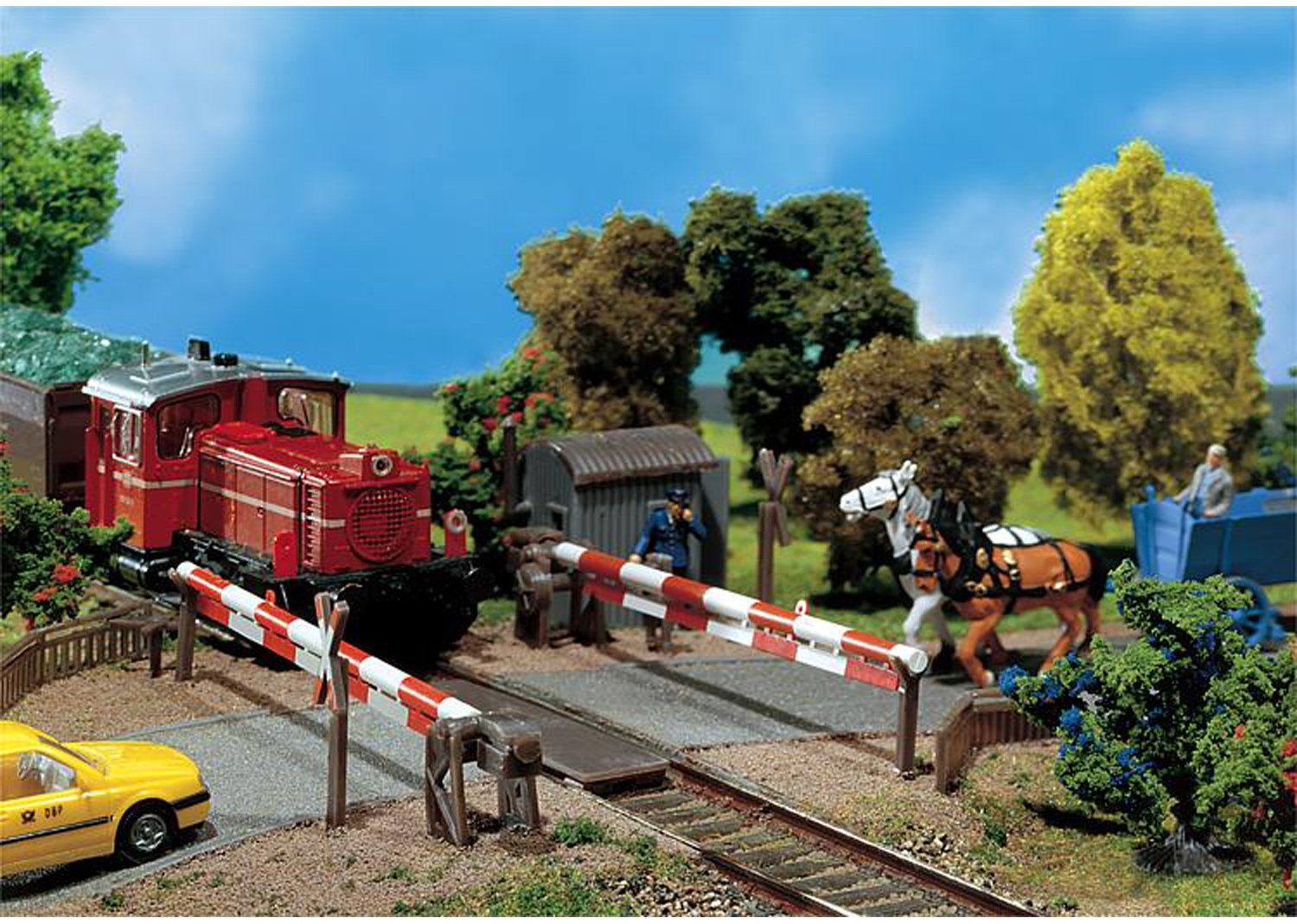 Faller 120173 Beschrankter Bahnübergang  Faller 120173 Beschrankter Bahnübergang