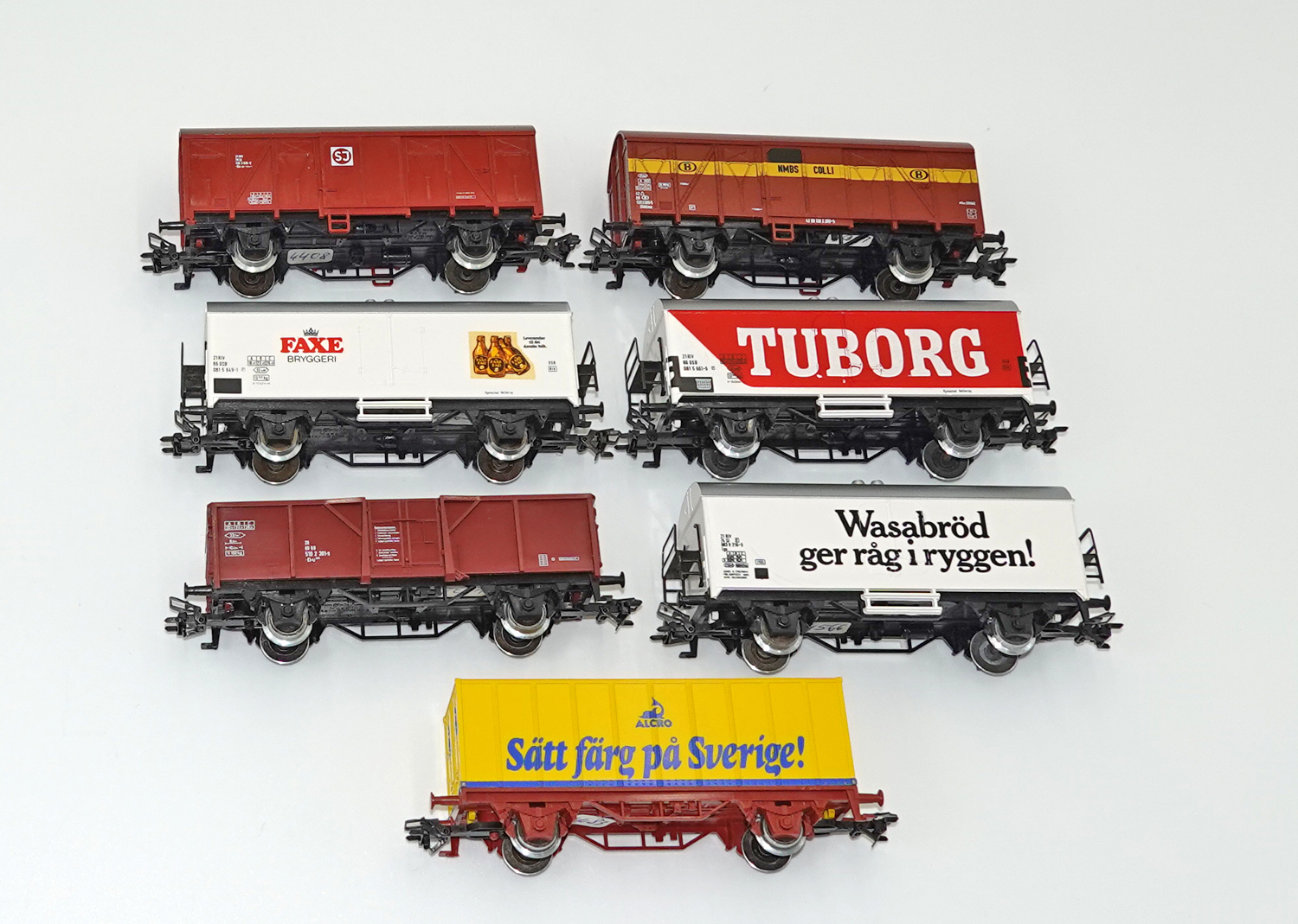 Märklin Konvolut Güterwagen-Set  7 tlg Märklin Konvolut Güterwagen-Set  7 tlg