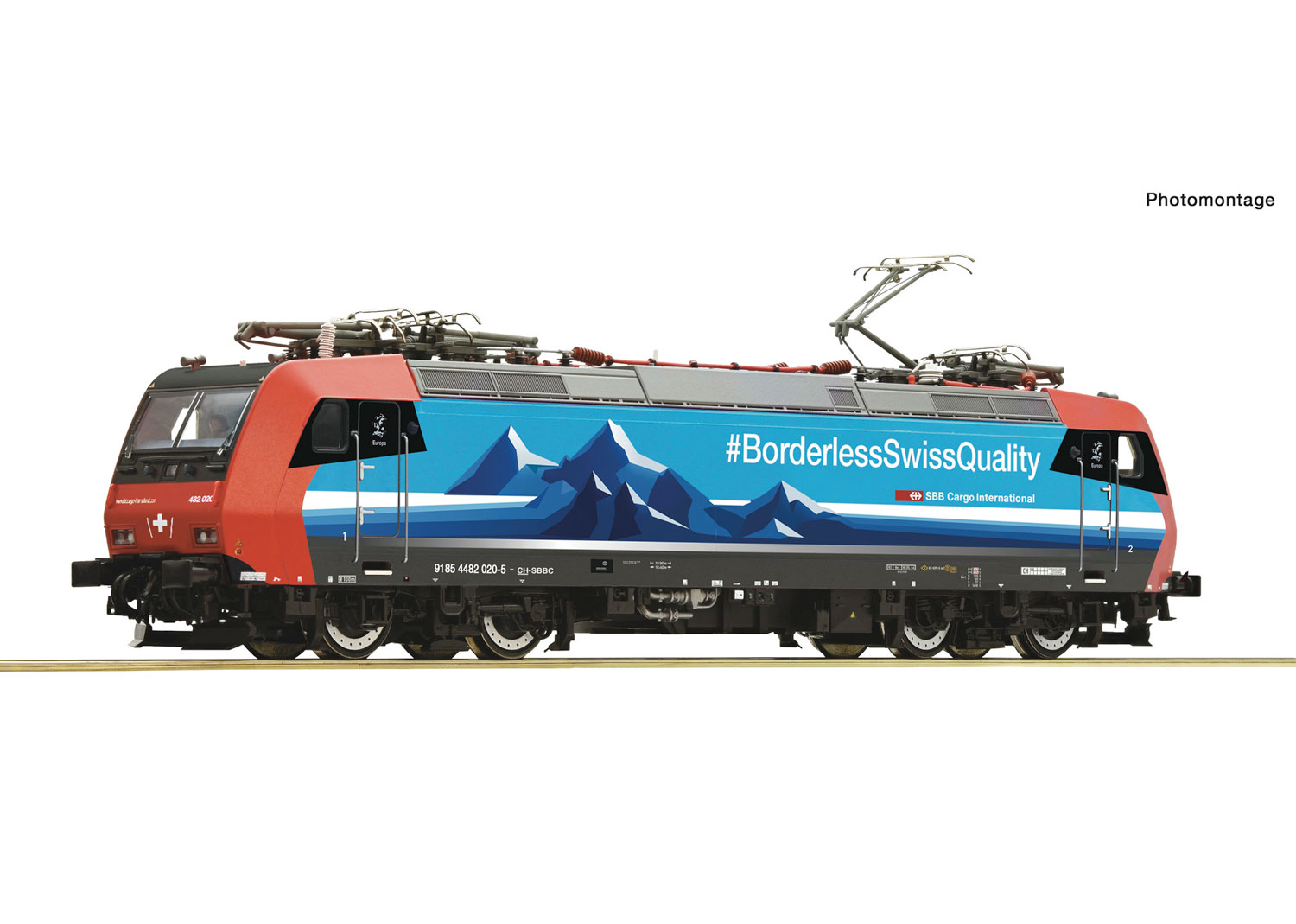 Roco 7510169 SBB E-Lokomotive 482 Cargo Intern. DCC  Roco 7510169 SBB E-Lokomotive 482 Cargo Intern. DCC