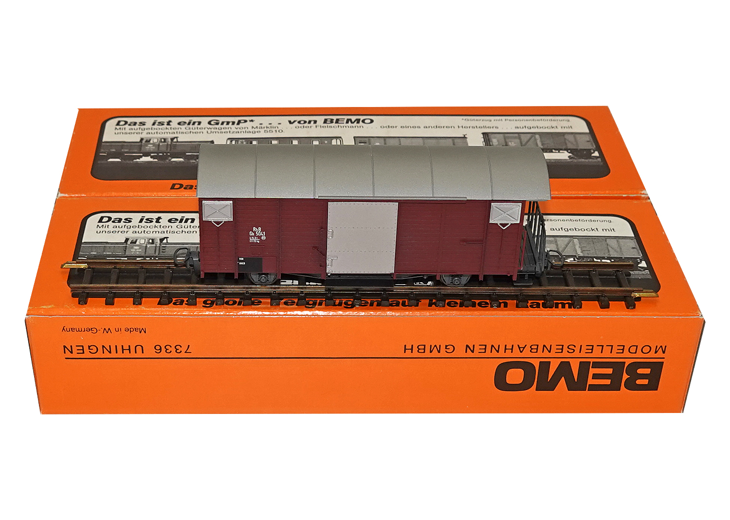 Bemo 2250101 RhB gedeckter Güterwagen Gb 5041 