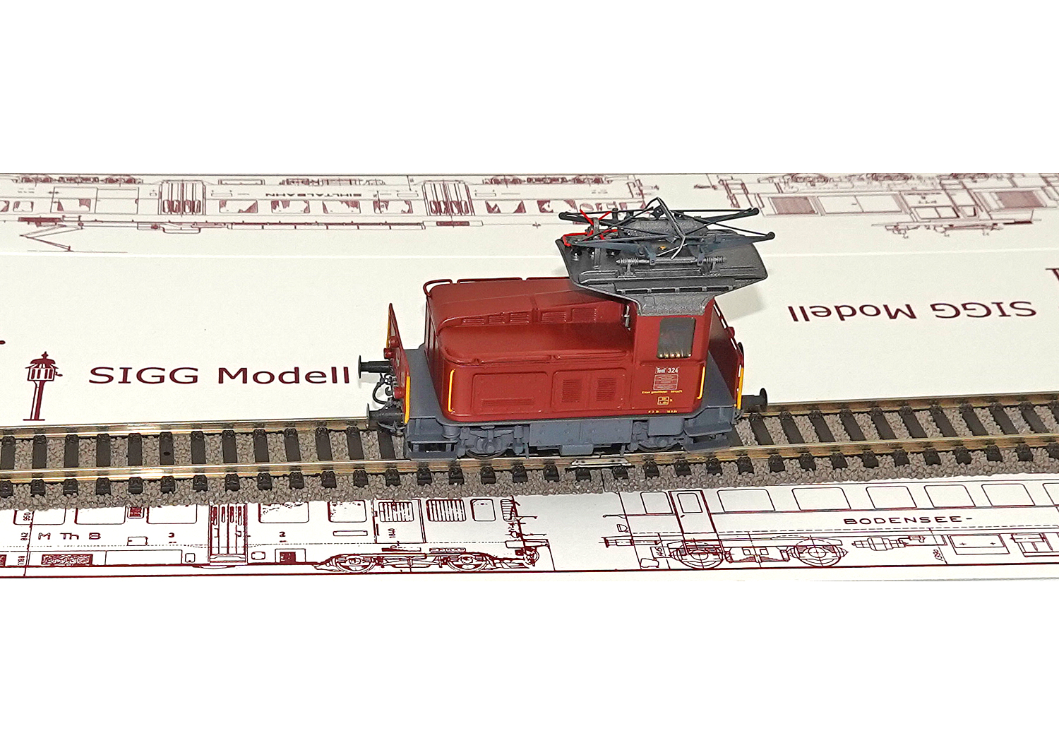 Sigg Schienentraktor Tem III Nr. 324 DC  Sigg Schienentraktor Tem III Nr. 324 DC