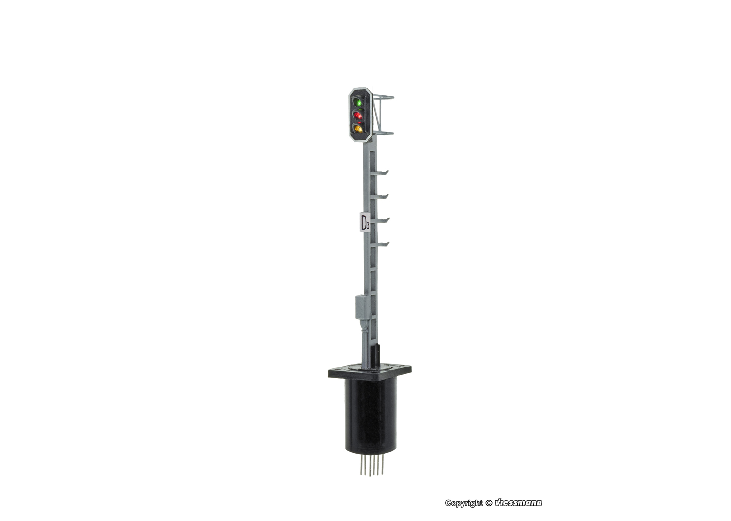 Viessmann 4642 H0 Licht-Ausfahrsignal 1/2 langer Mast SBB/RhB Typ L  Viessmann 4642 H0 Licht-Ausfahrsignal 1/2 langer Mast SBB/RhB Typ L