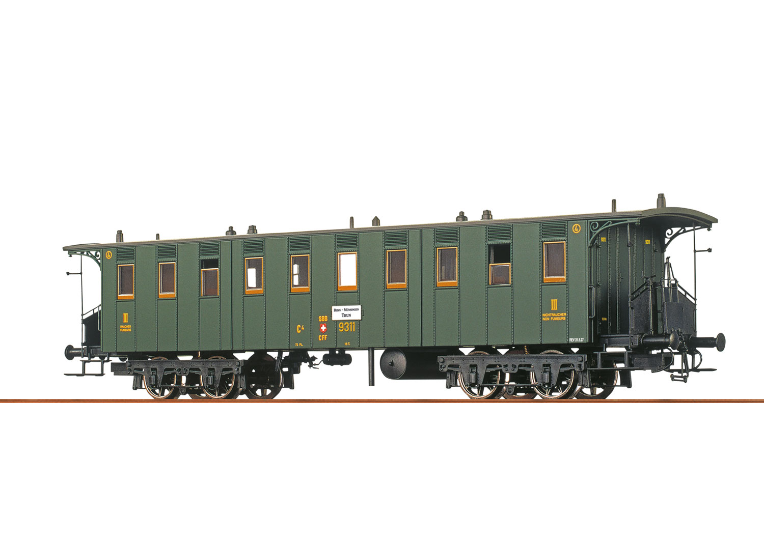 Brawa 45063 Personenwagen C4 SBB, II  Brawa 45063 Personenwagen C4 SBB, II