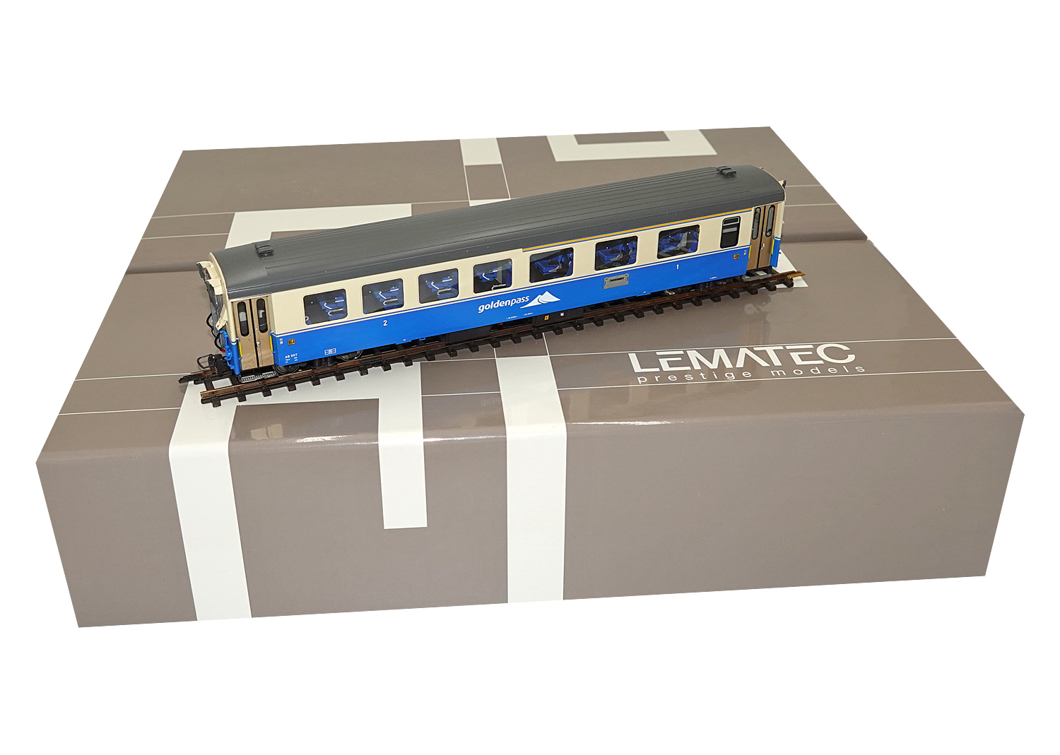 Lematec H0m 202-2C-1 MOB Personenwagen AB 307 DC