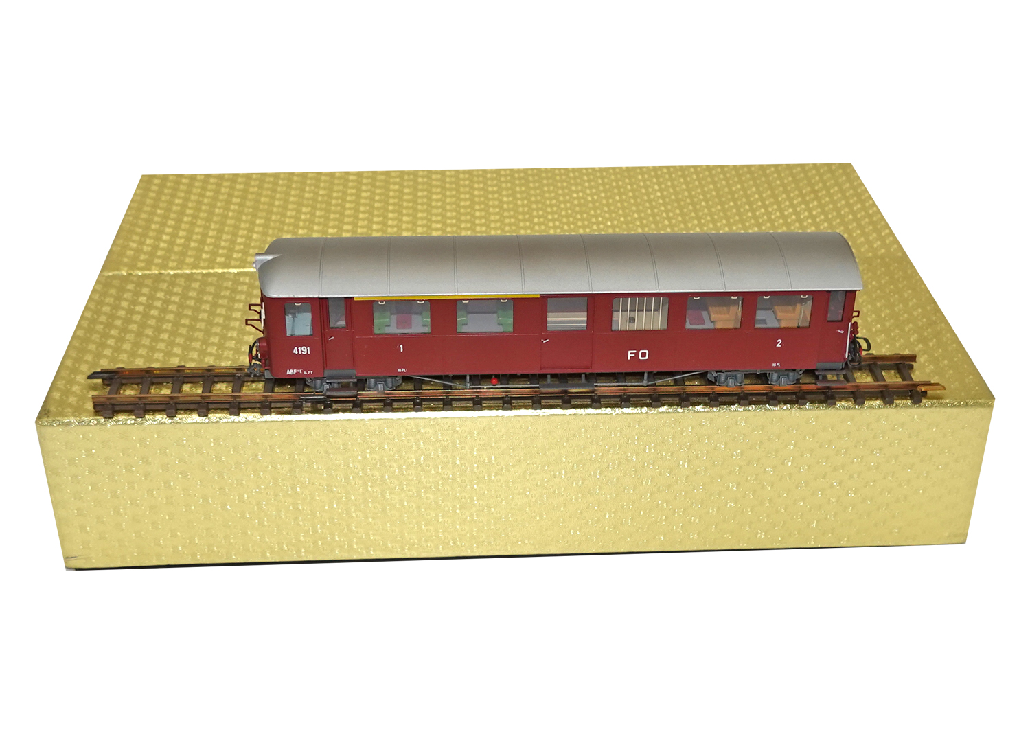 Ferro-Suisse 4191 H0m FO Steuerwagen ABFt4 4191 rot 