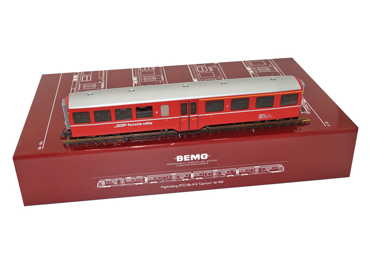 Bemo 3285136 RhB Pendelzugwagen AB 1516 