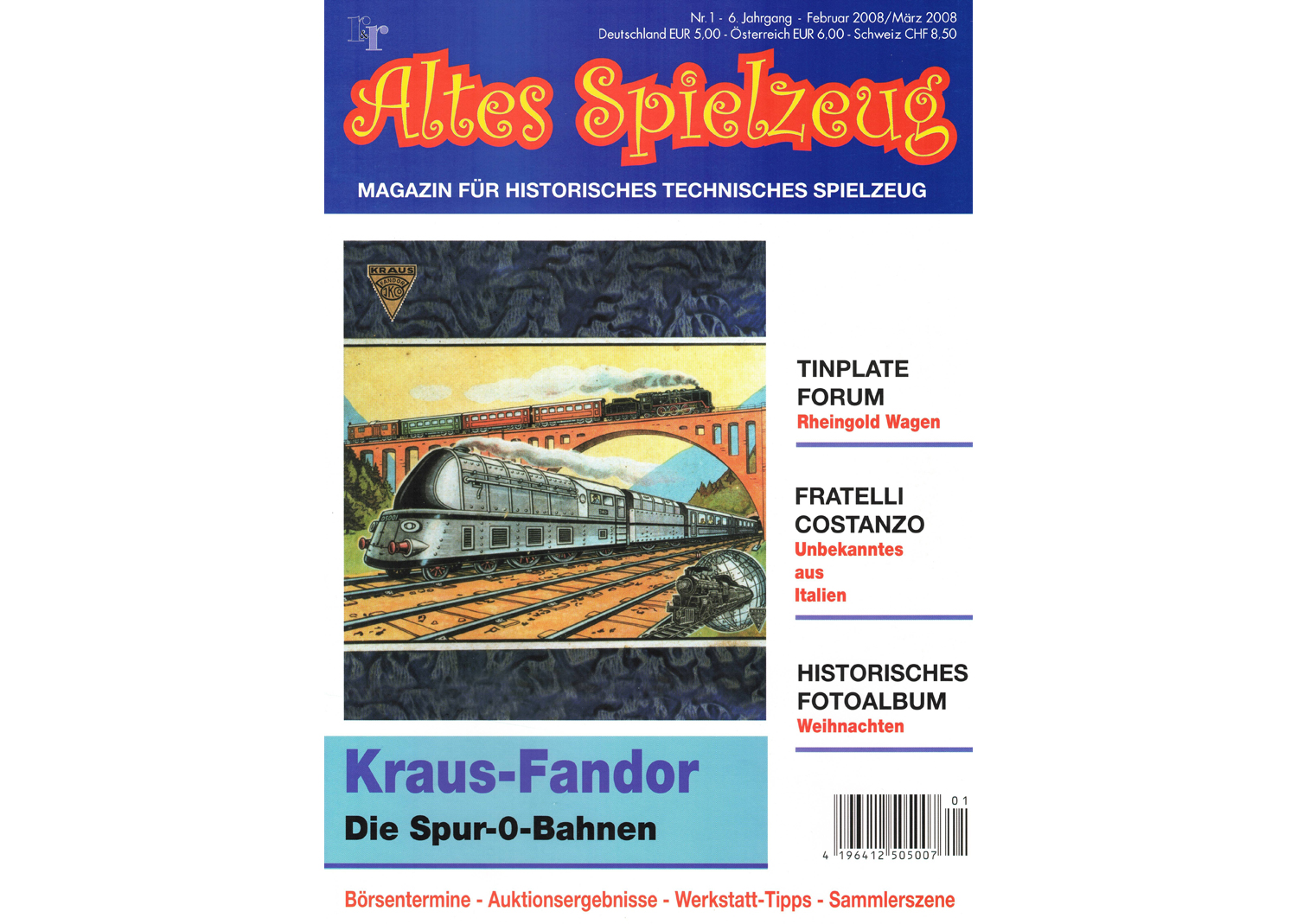 65200 Altes Spielzeug 2008 Ausgabe 1 