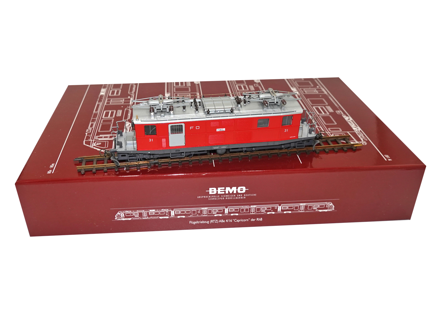 Bemo 1261201 FO Zahnradlok HGe 4/4 I Nr. 31 DC 