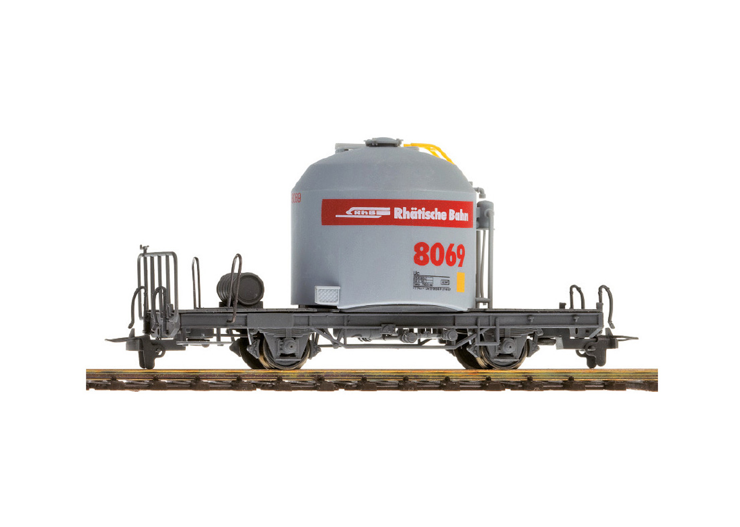 Bemo 2252132 RhB Uce 8032 Zementtransportwagen rotes Band  Bemo 2252132 RhB Uce 8032 Zementtransportwagen rotes Band