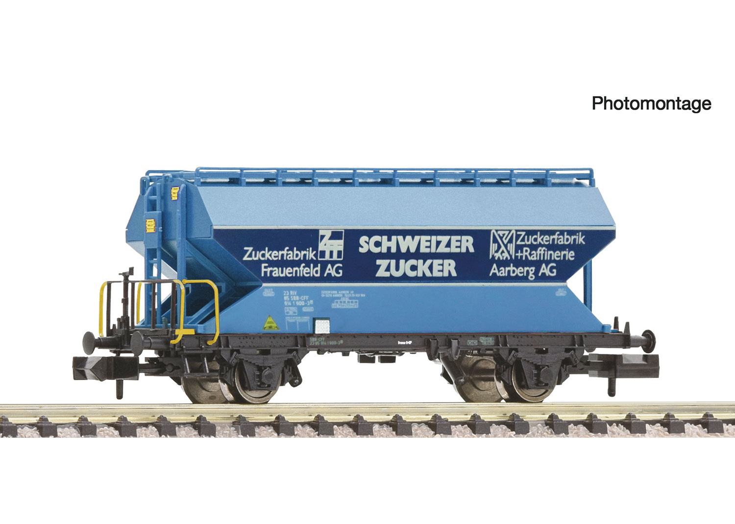 Fleischmann 6660123 SBB Getreidesilowagen Schweizer Zucker  Fleischmann 6660123 SBB Getreidesilowagen Schweizer Zucker