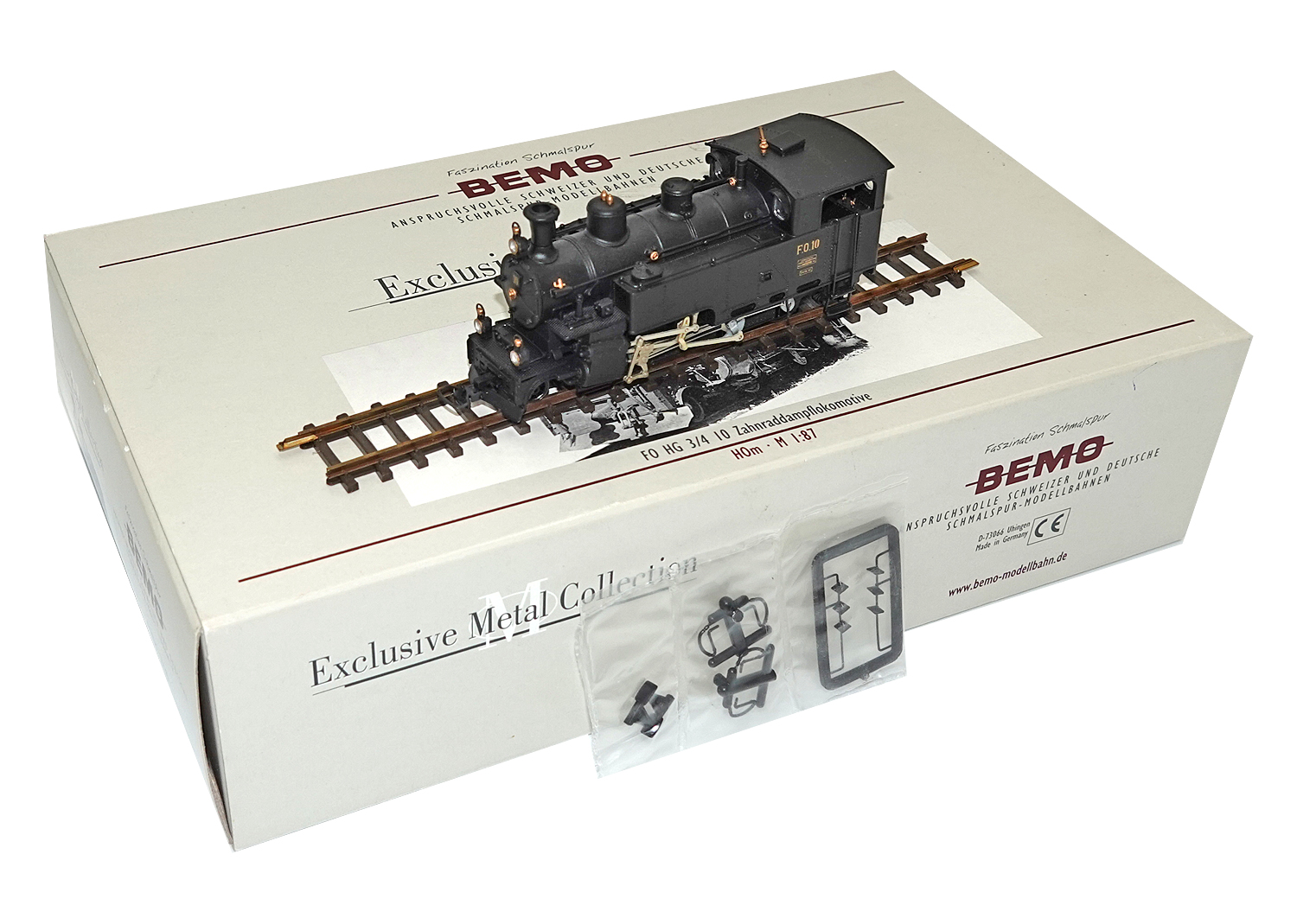 Bemo 1294210 FO H0m Zahnraddampflok HG 3/4 Nr. 10 DC 