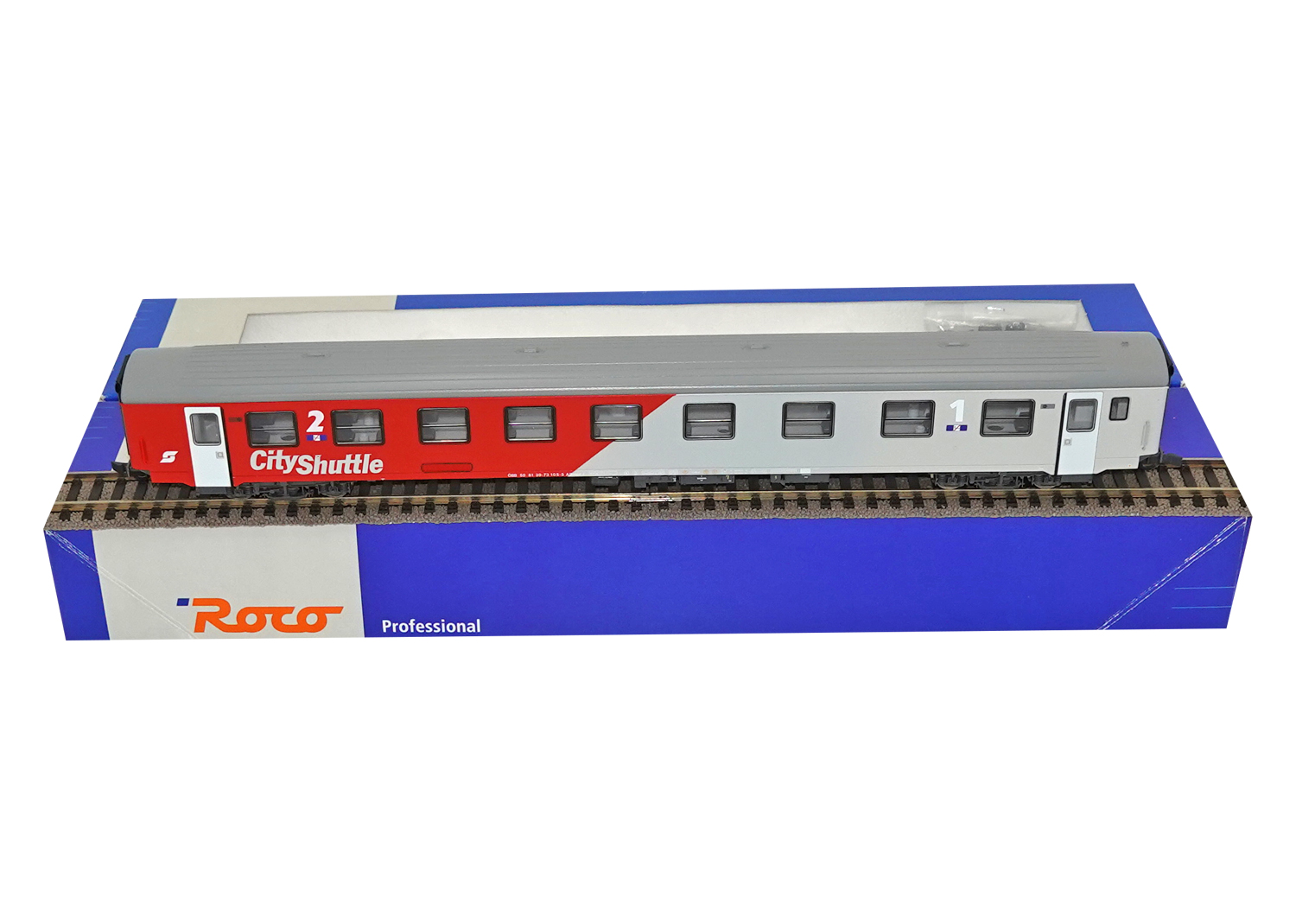 Roco 45155 ÖBB Personenwagen City Shuttle 1/2. Kl. DC 