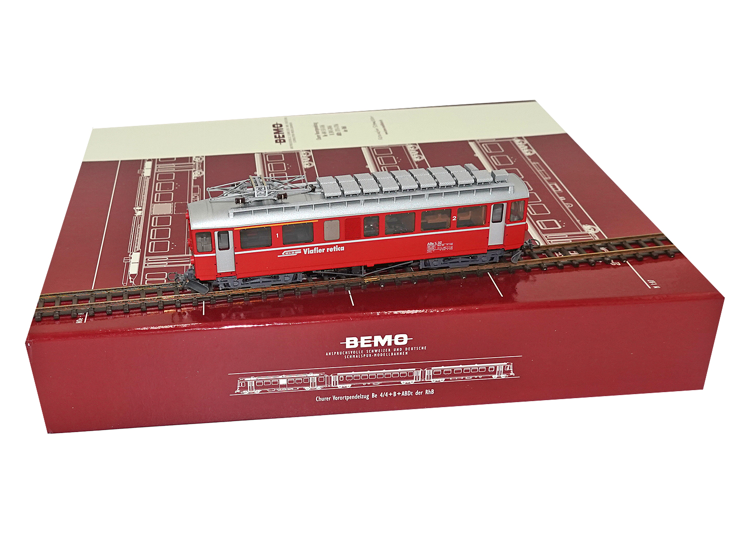 Bemo 1268152 RhB Berninatriebwagen ABe 4/4 Nr. 32 DC 