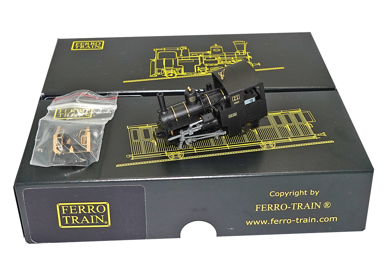 Ferro-Train 1006-101 H0n3z Zahnradbahn SKGB Z1 Schafbergbahn  schwarz DC 