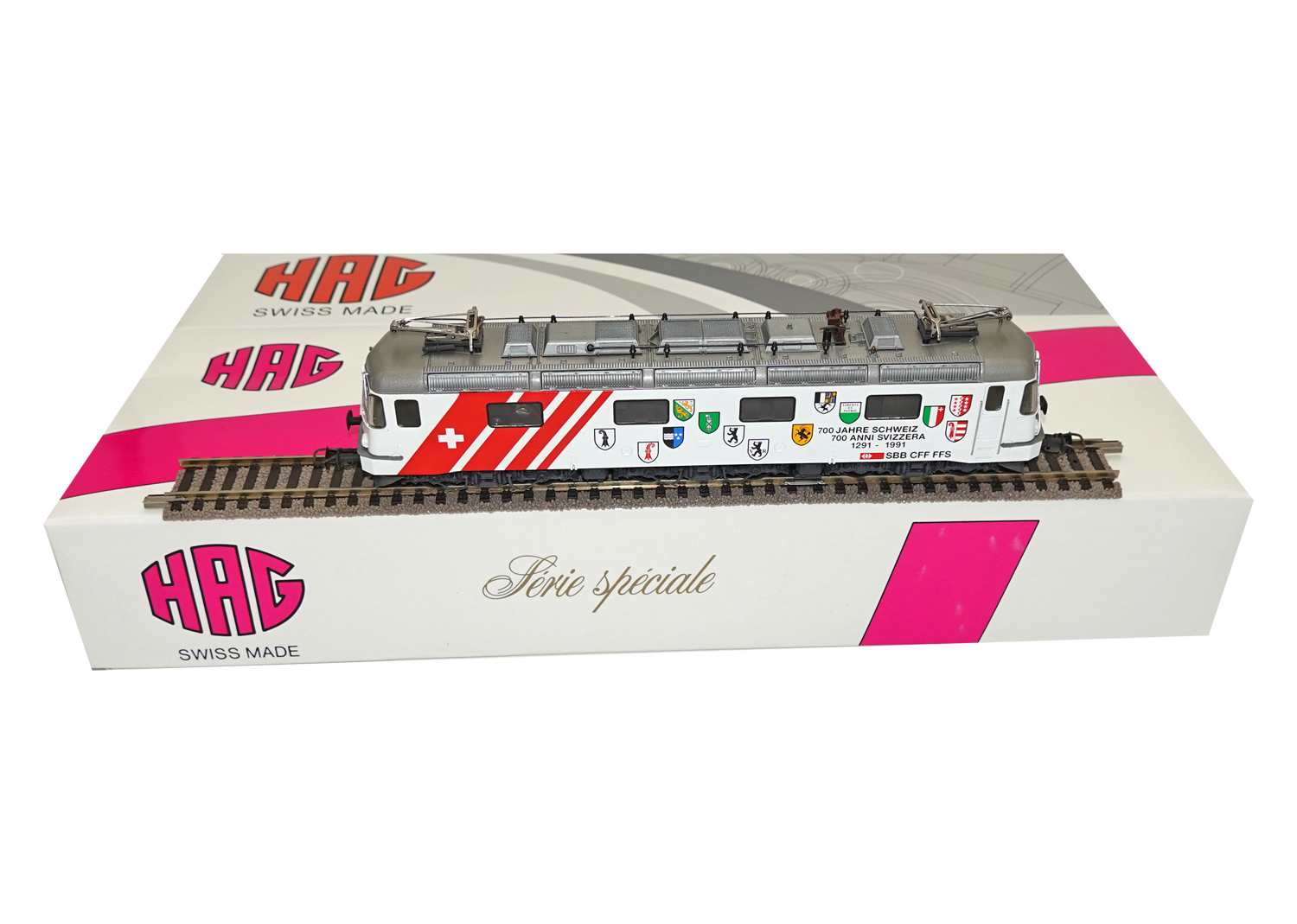 Hag 175 SBB Lokomotive Re 6/6 700 Jahre Schweiz DC 