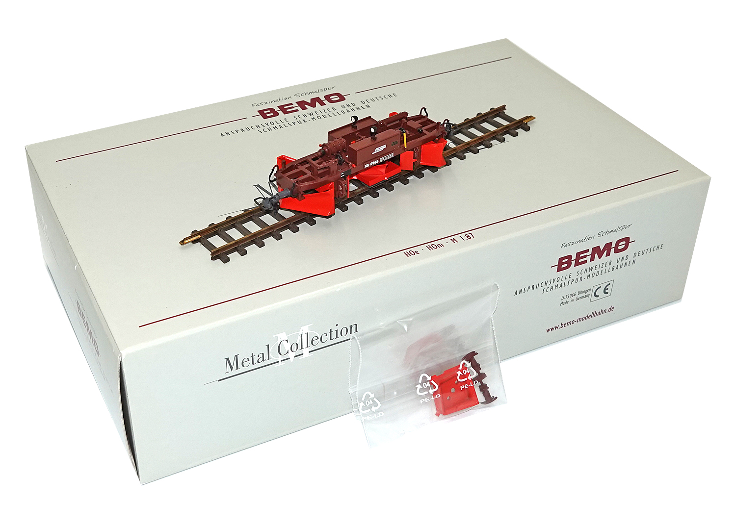 Bemo 2299125 RhB H0m Spurpflug Xk 9145 