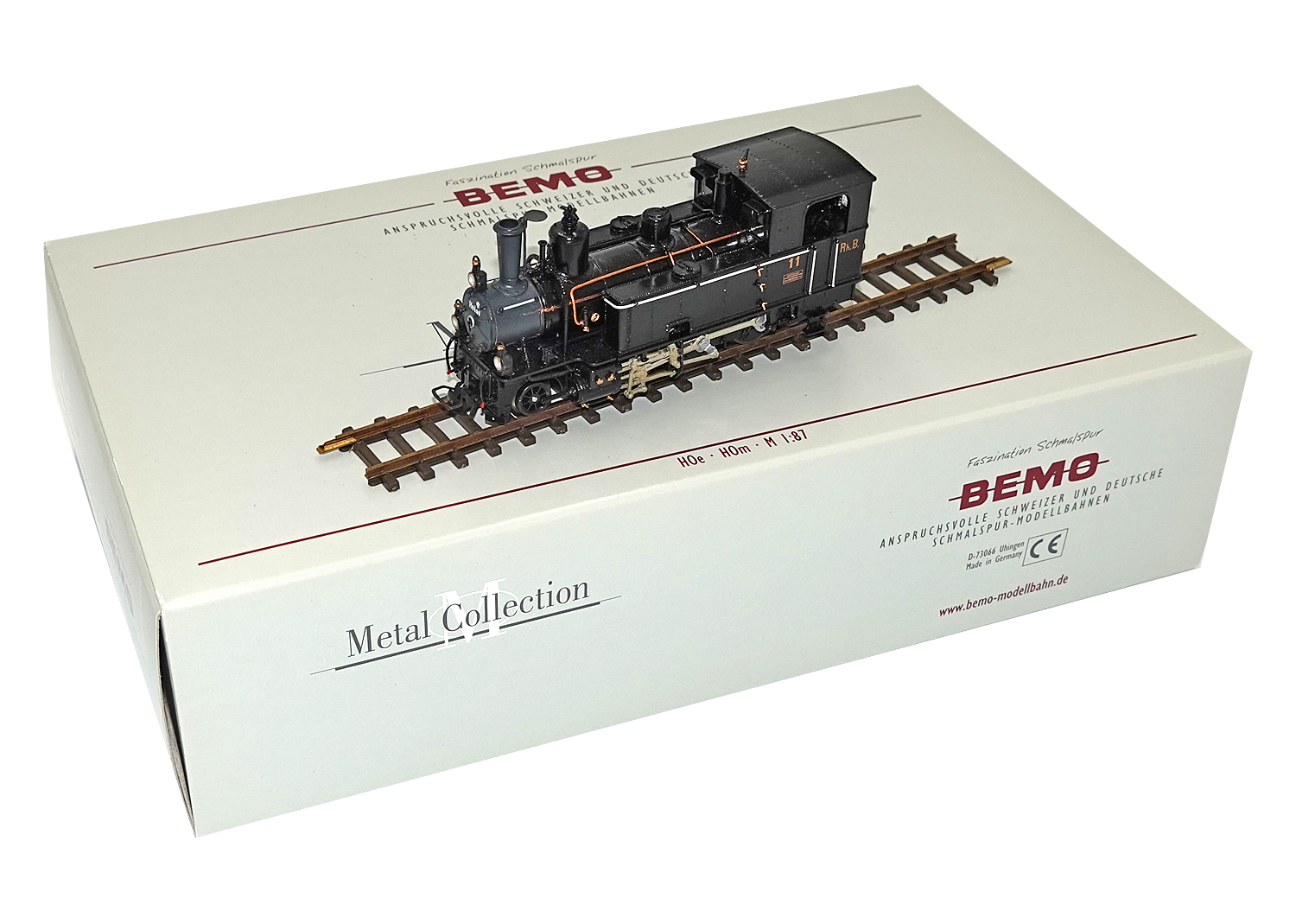 Bemo 1295121 RhB H0m Dampflok Heidi G 3/4 Nr. 11 DC 