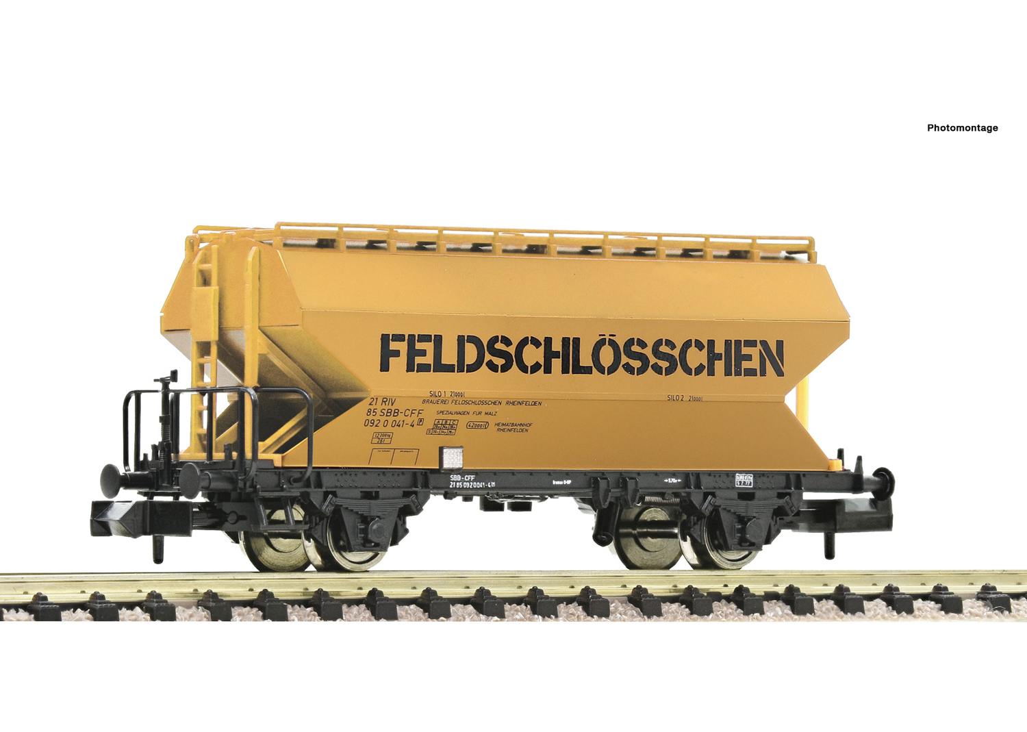 Fleischmann 6660012 SBB Getreidesilowagen Feldschlösschen  Fleischmann 6660012 SBB Getreidesilowagen Feldschlösschen