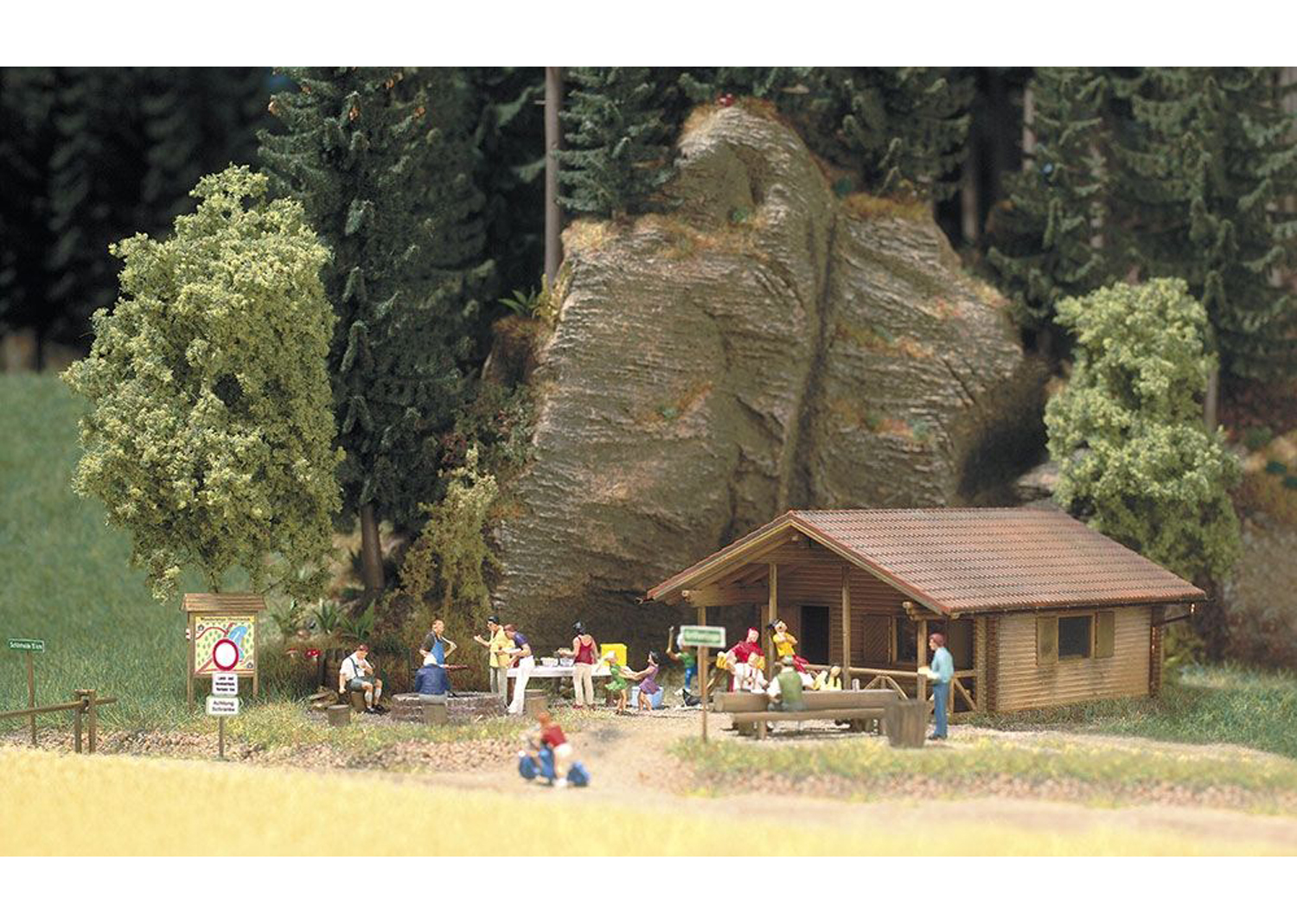 Busch 1035 Blockhütte  Busch 1035 Blockhütte