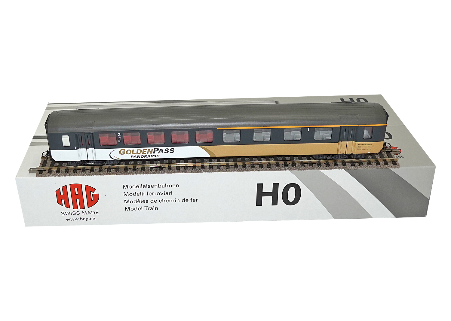 Hag 745 BLS Personenwagen Golden Pass 1./2. Klasse DC 