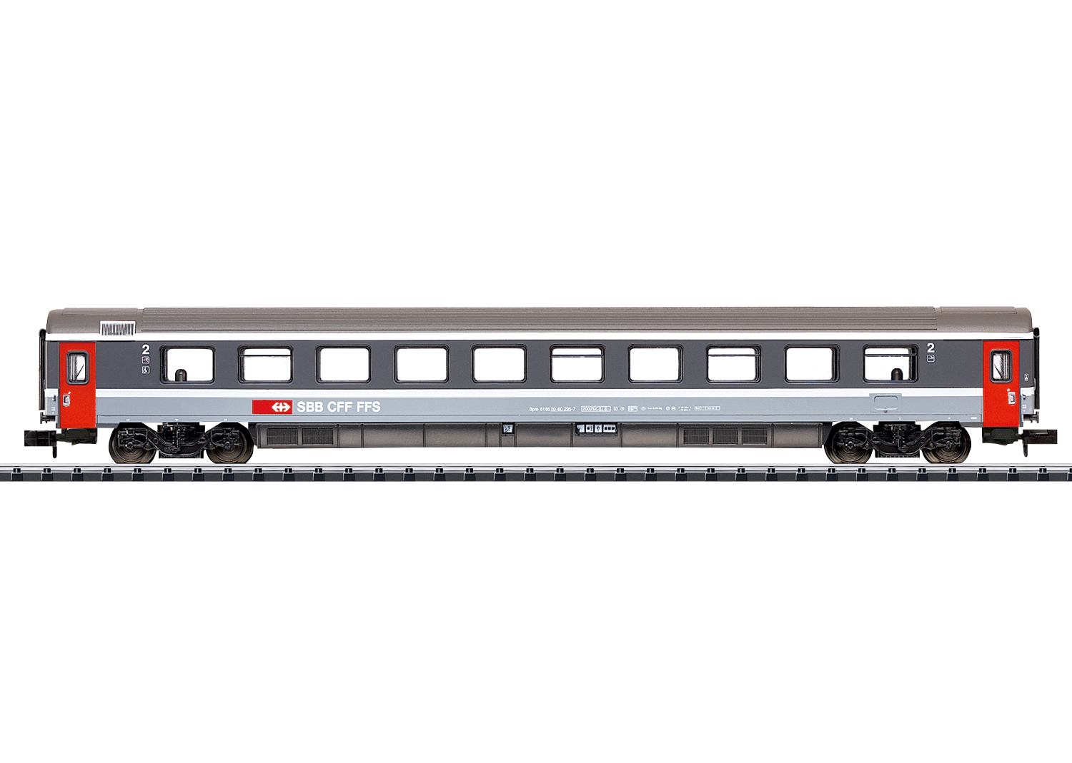 Minitrix 18443 SBB EuroCity Grossraumwagen Bauart Bpm 