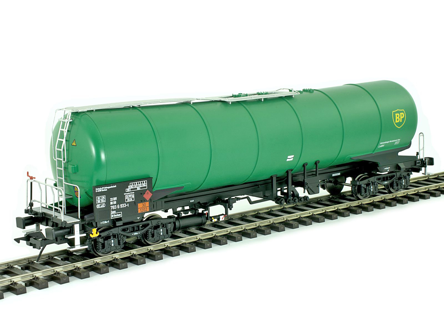 Lenz 42323-10 BP Kesselwagen Zans grün  Lenz 42323-10 BP Kesselwagen Zans grün