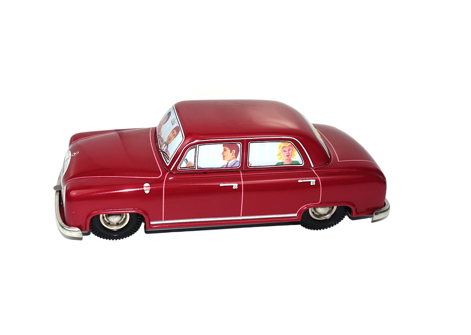 Tucher-Walther Mercedes-Benz 190 D rot, Uhrwerk 