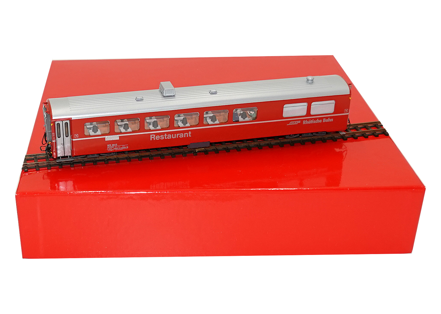 WABU H0m RhB Restaurantwagen EW II ohne Panto WR 3815 DC WABU H0m RhB Restaurantwagen EW II ohne Panto WR 3815 DC