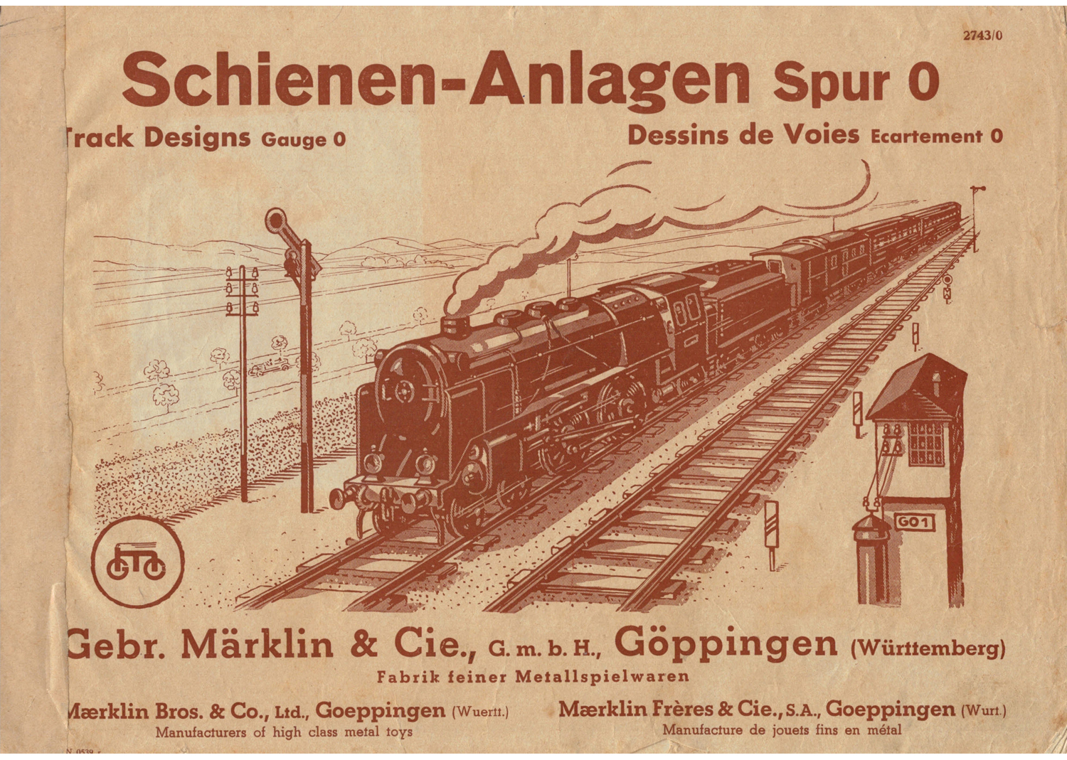 Märklin Schienenanlagen 2743 Spur 0
