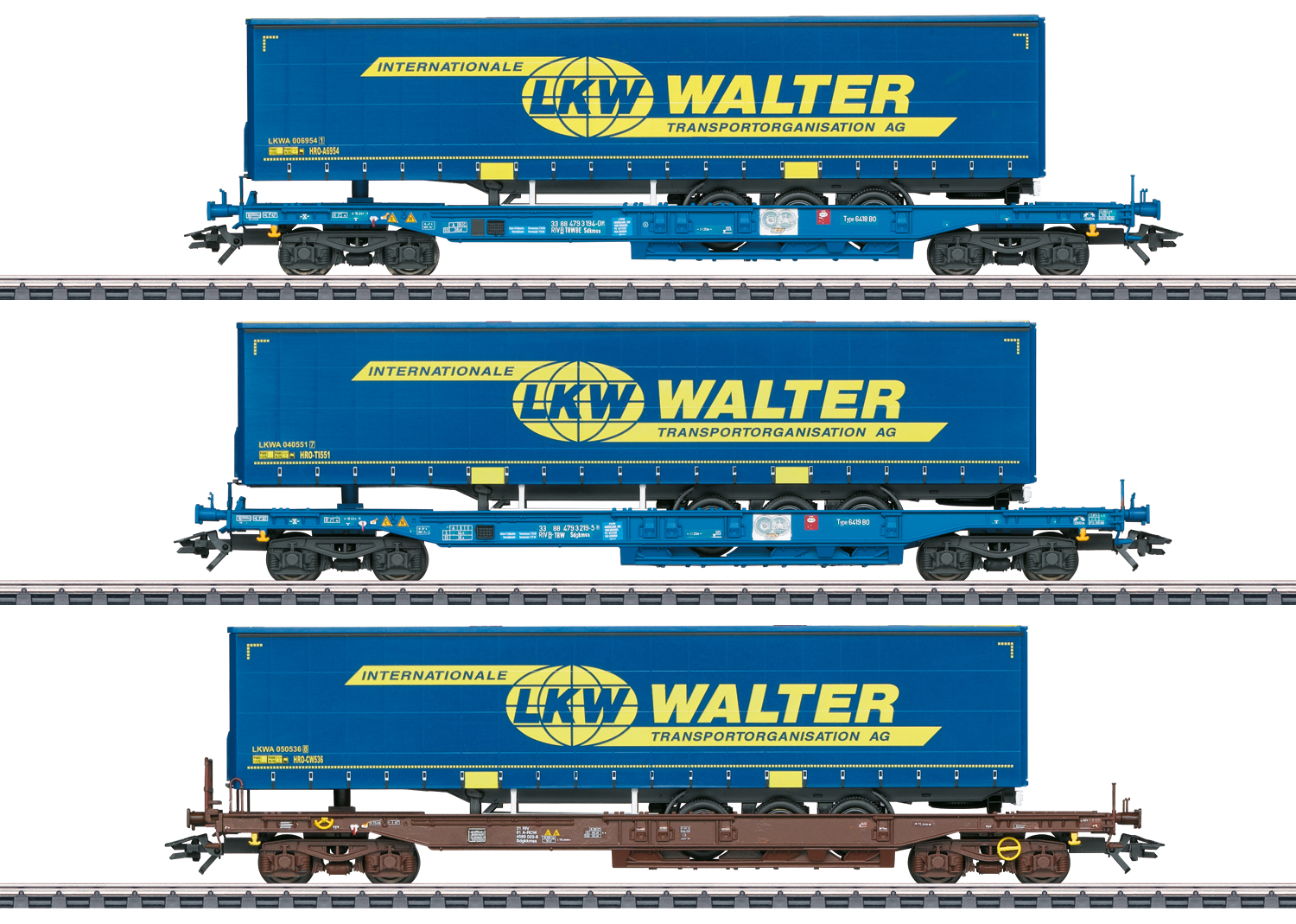 Märklin 47120 Taschenwagen-Set LKW Walter 