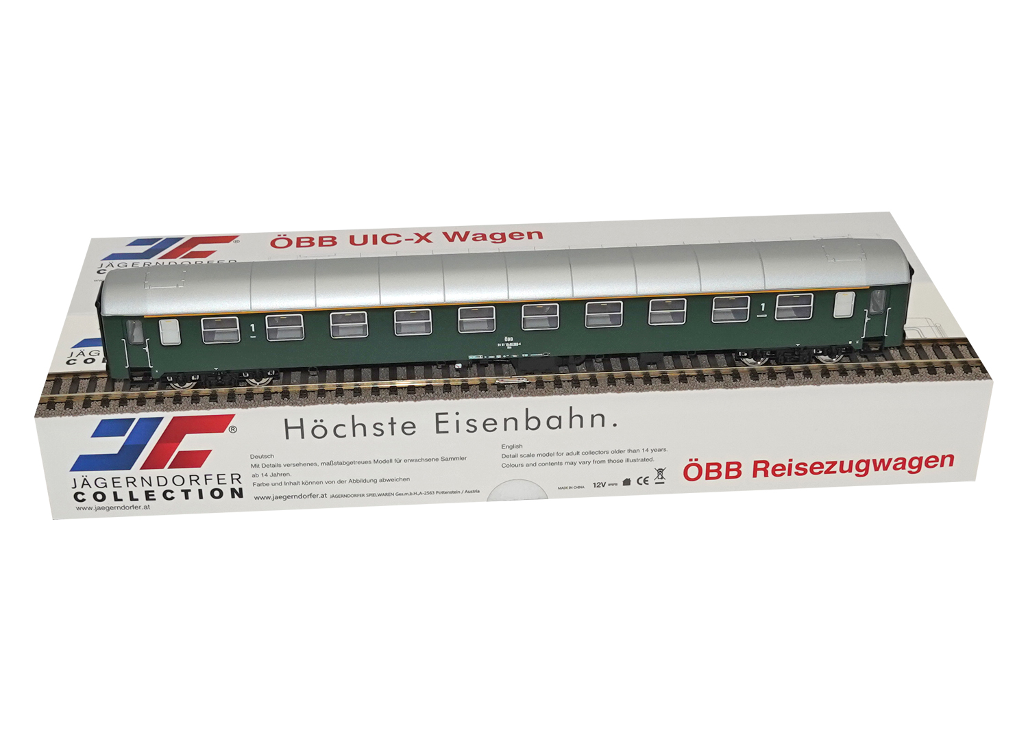 Jägerndorfer 90031 ÖBB Personenwagen 1. Kl. grün Ep III DC 
