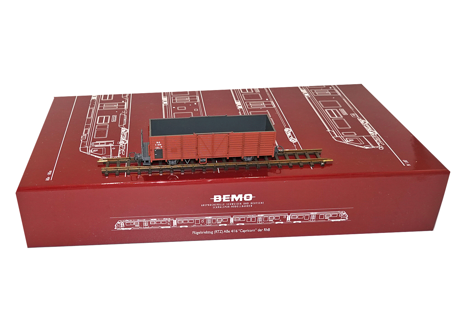 Bemo 2251118 RhB Hochbordwagen E 6618 