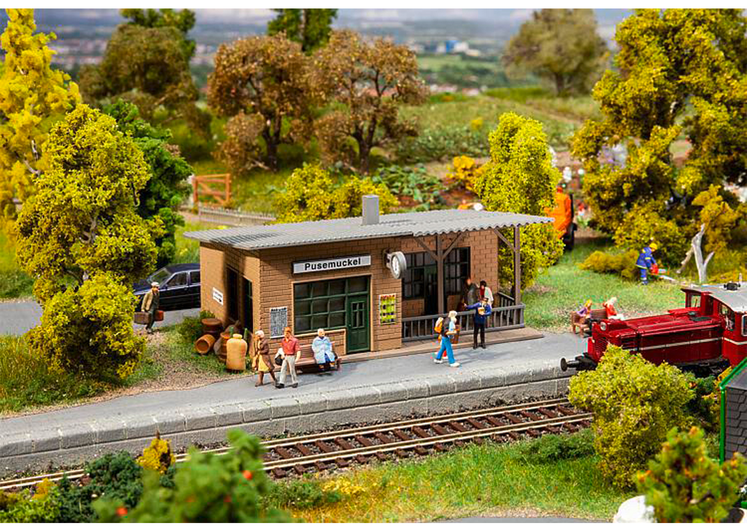 Faller 110204 Haltepunkt Pusemuckel  Faller 110204 Haltepunkt Pusemuckel