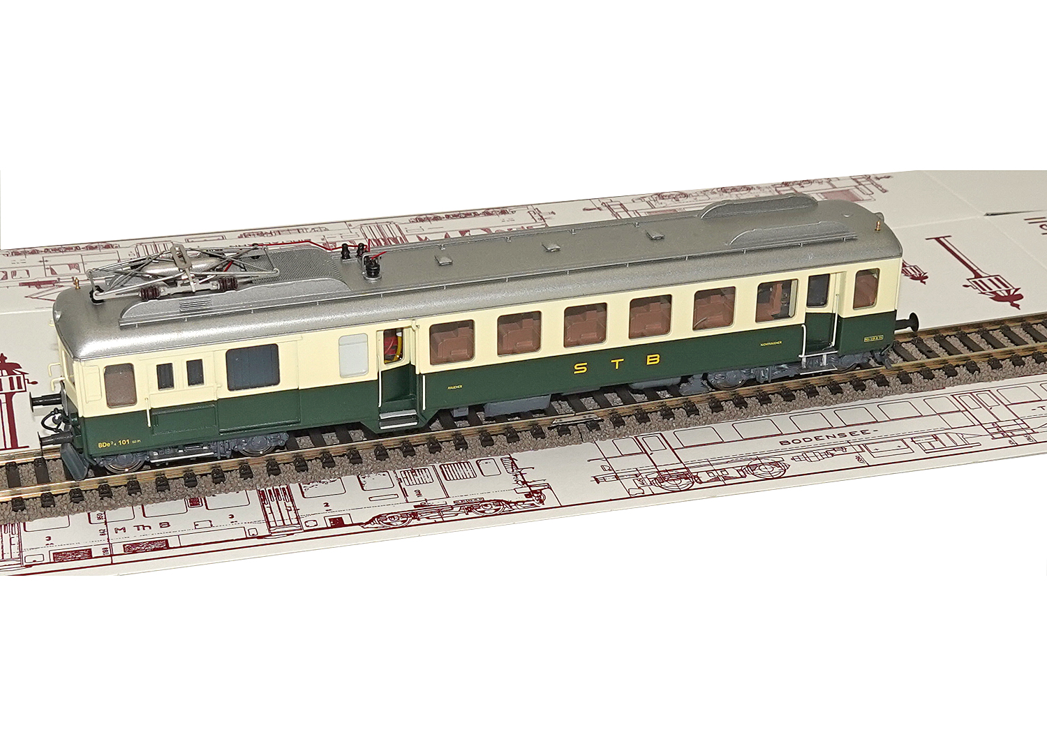 Sigg 2064 STB Triebwagen BDe 2/4 Nr. 101 DC  Sigg 2064 STB Triebwagen BDe 2/4 Nr. 101 DC