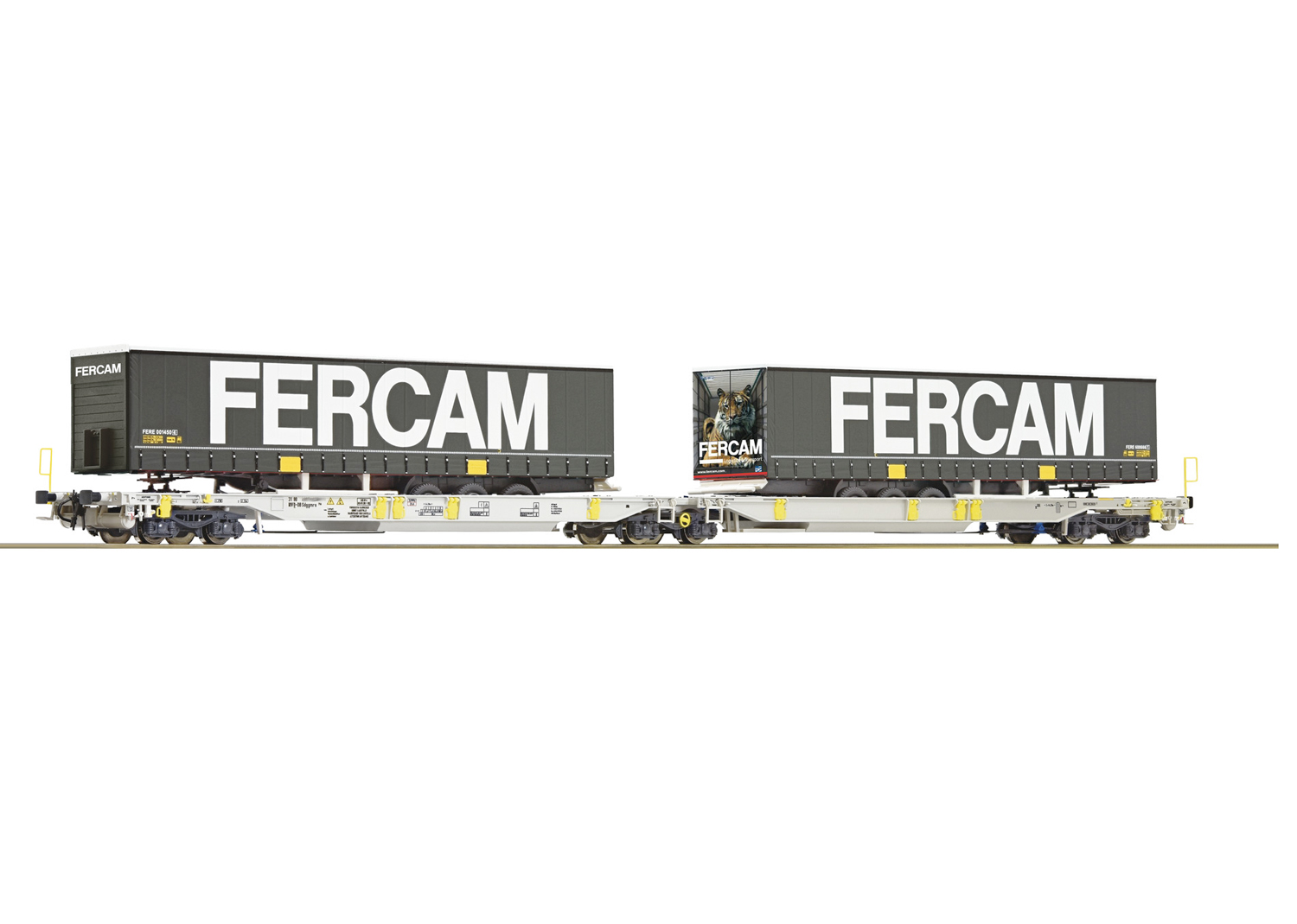 Roco 76435 AAE Doppeltaschen-Gelenkwagen Fercam 