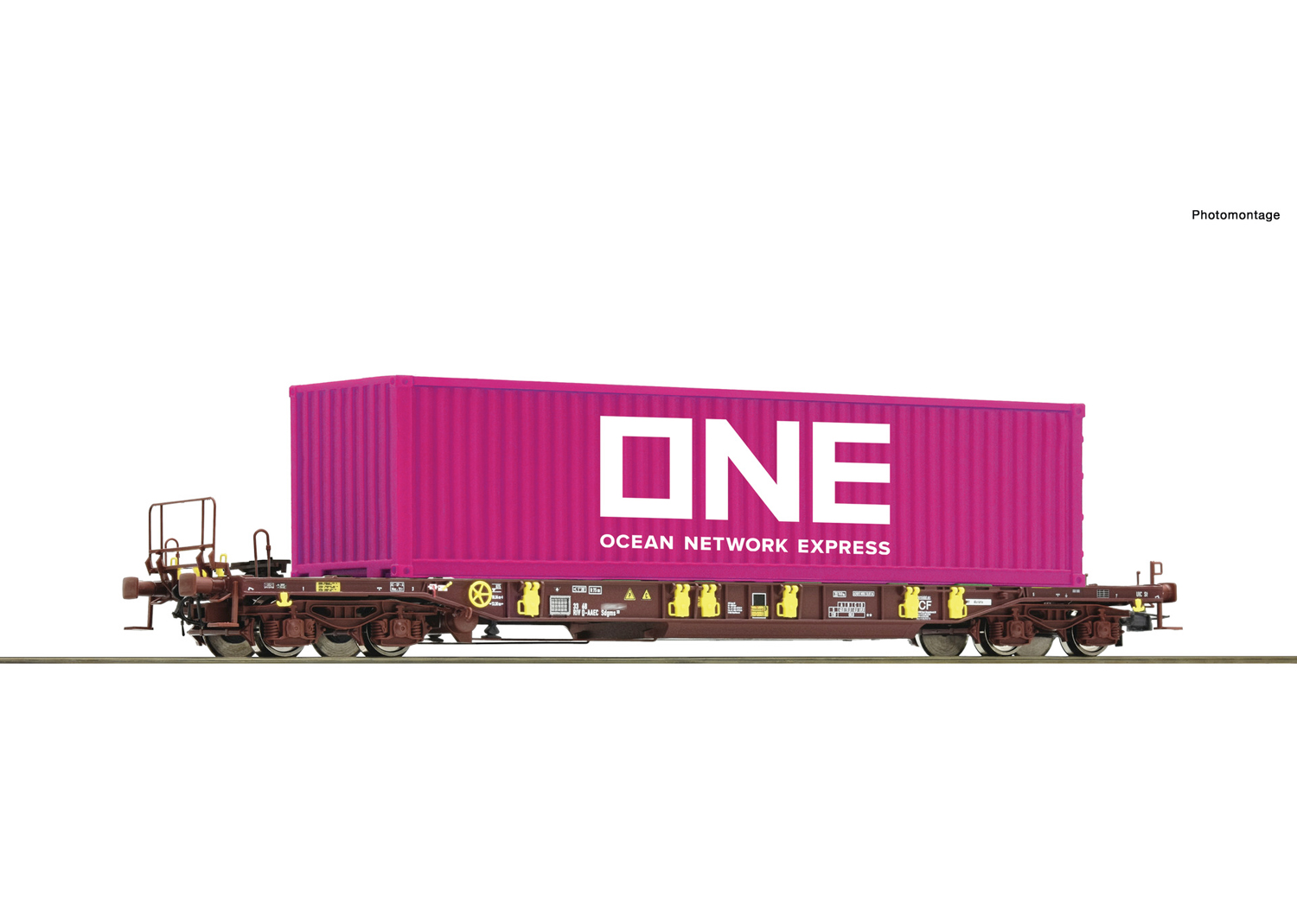 Roco 76234 AAE Taschenwagen T3 + ONE Container 