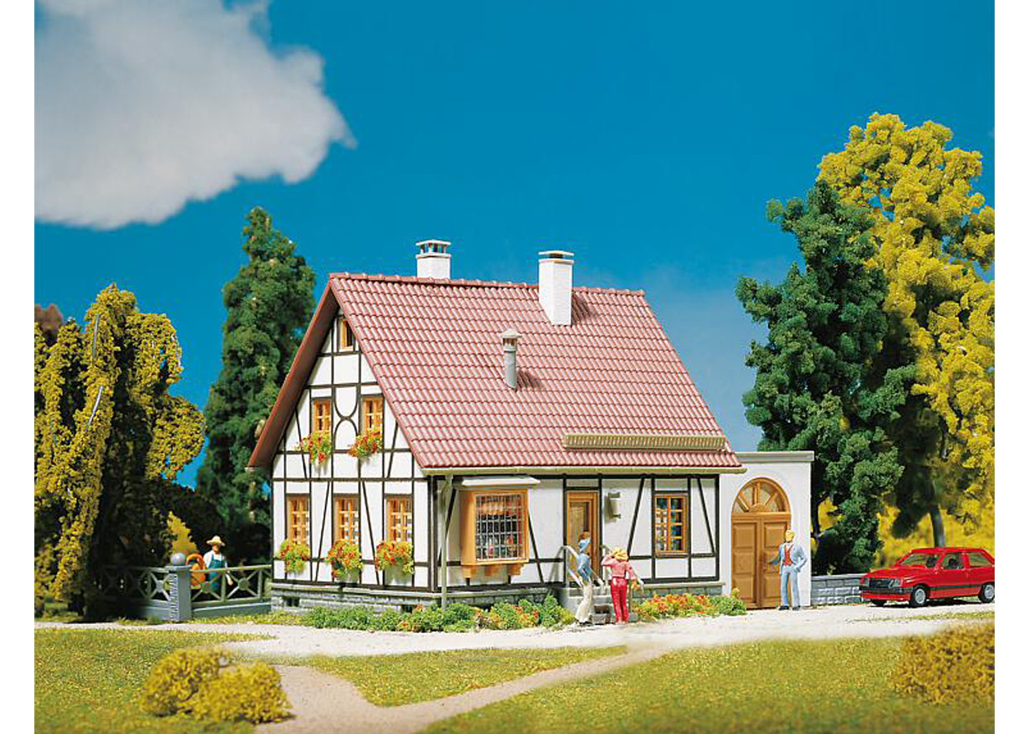 Faller 130215 Fachwerkhaus mit Garage 
