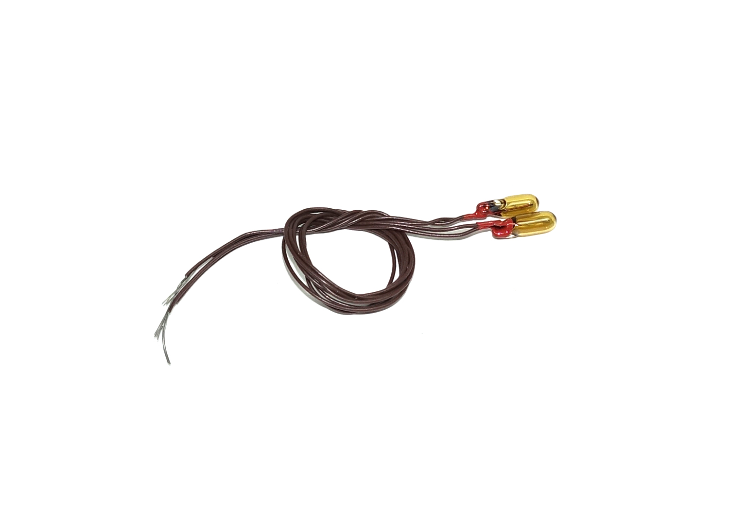 Kabelbirnen gelb mit 2 Kabel 14V Kabelbirnen gelb mit 2 Kabel 14V