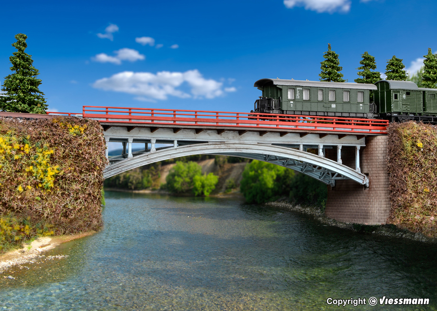 Kibri 37668 N/Z Werra-Brücke ein-/zweigleisig 