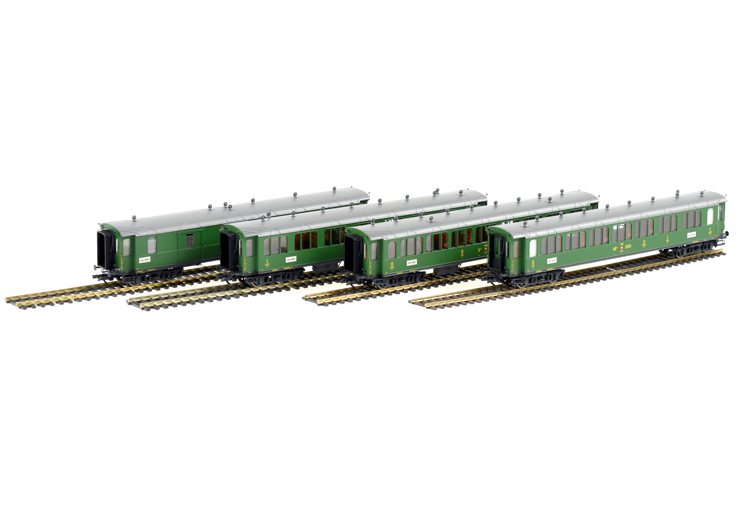 Liliput 330510 SBB Personenwagen-Set 4-tlg Ep.I/II 