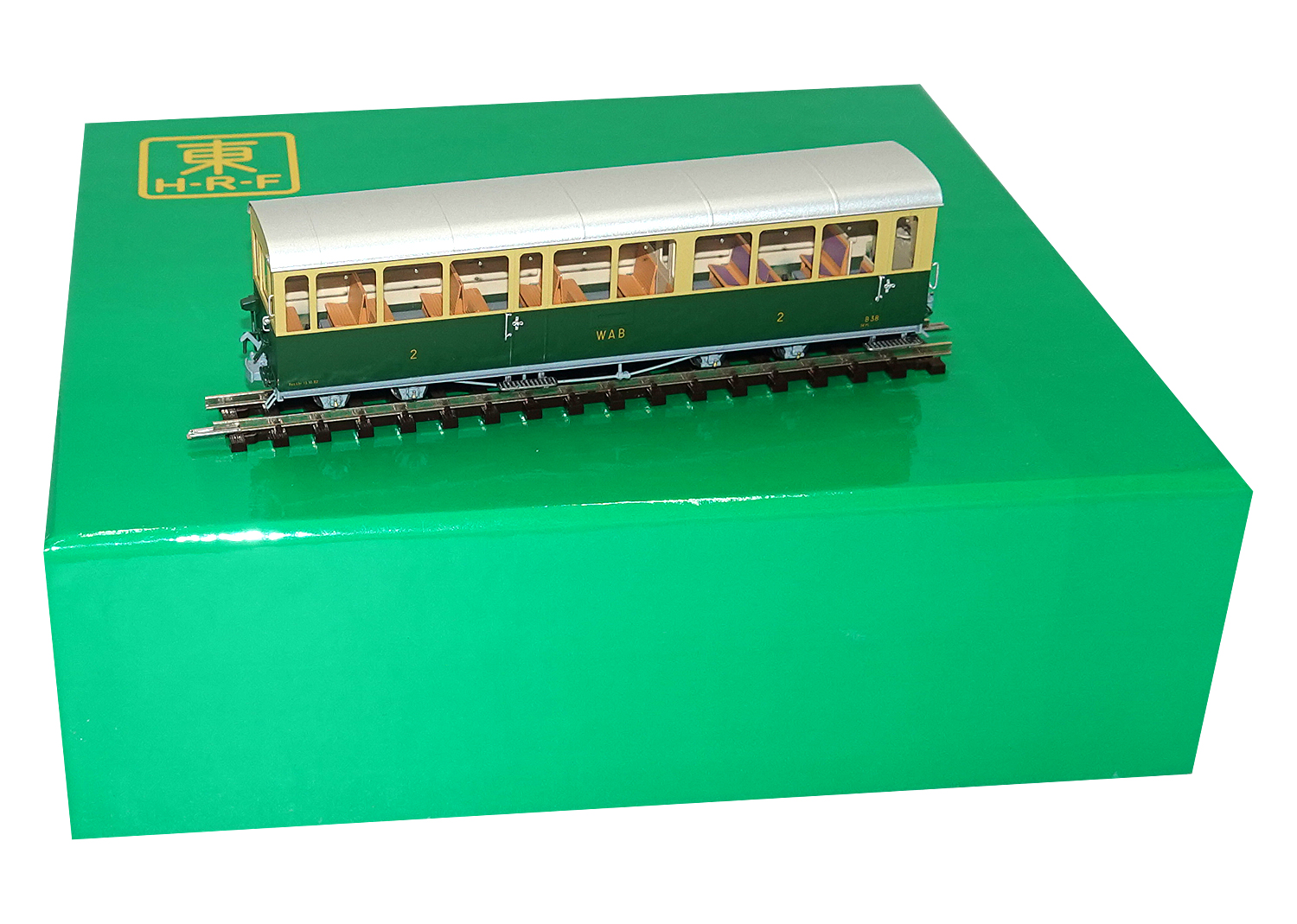 HRF 1841-6 WAB H0e Personenwagen B38 1982-2012 DC 