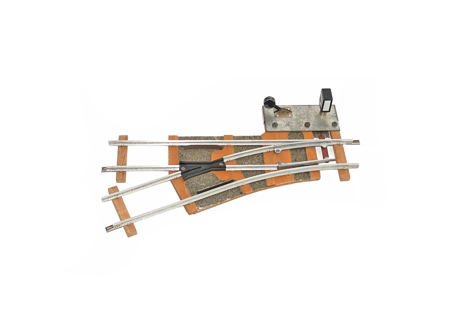 Buco 75 W Uhrwerk Handweiche links Alu 