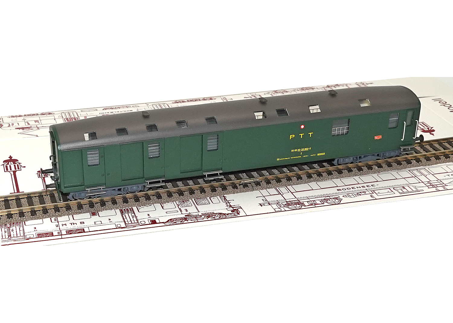 Sigg PTT Postwagen Z Nr. 803 DC  Sigg PTT Postwagen Z Nr. 803 DC